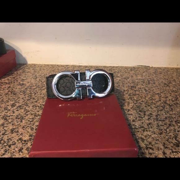 Ferragamo belt blue - Picture 4 of 6